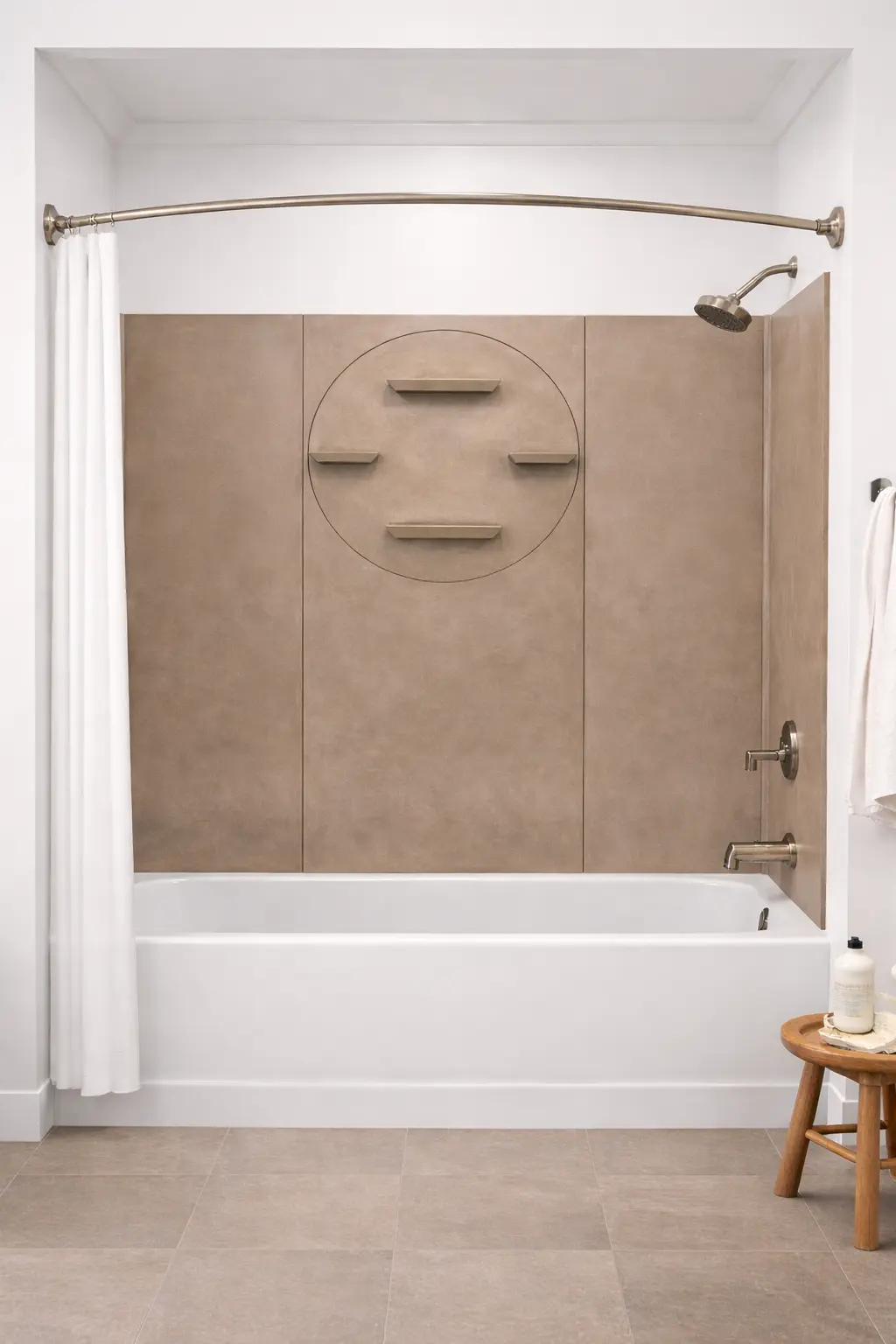 Quad Bath Wall